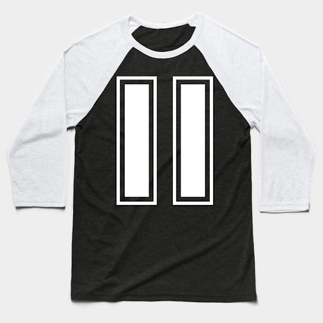 eleven Baseball T-Shirt by designseventy